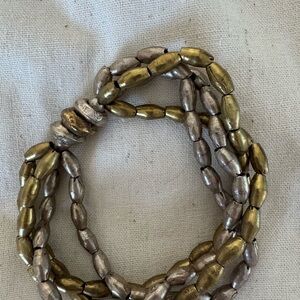 Noonday collection Gold and Silver Beaded Necklace